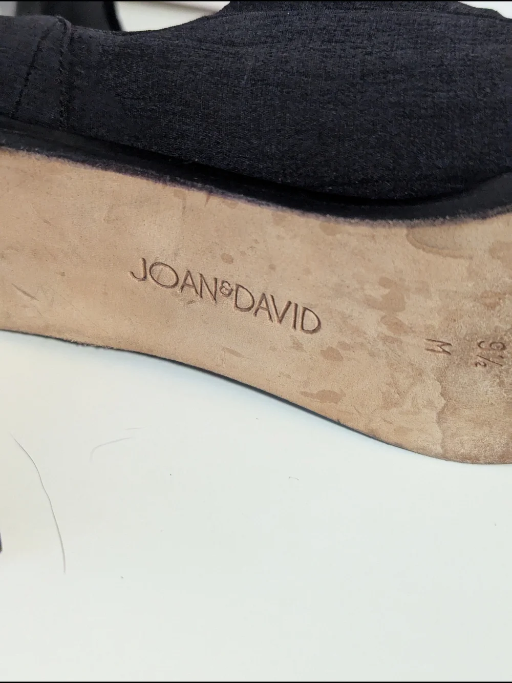 Joan & David Black Lace-Up Block Heel Pumps